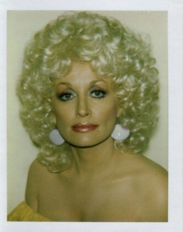 Amazing Polaroids of Dolly Parton Taken by Andy Warhol, 1985 Vintage