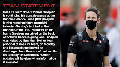What happened to Romain Grosjean?