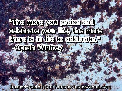 Daily Morning Ness: Celebration Quotes