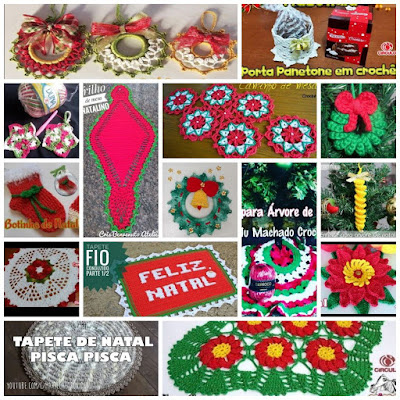 Carine Strieder - Crochet Designer: Sugestões da Carine #3: Natal em Crochê