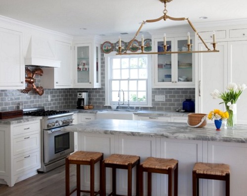 Gray Nautical Kitchen