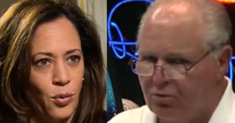 Rush Limbaugh Finds Skeleton In Kamala Harris’ Closet, Ruthlessly Exposes It
