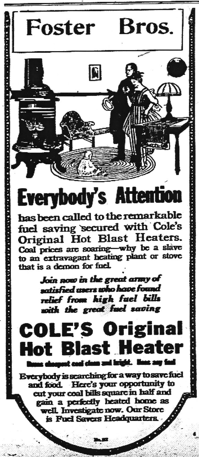 Foster Bros. 1918 Ad