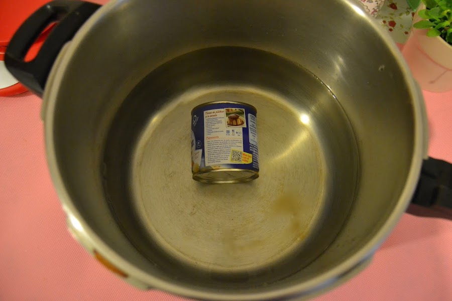Dulce de leche en olla a presión Cocina