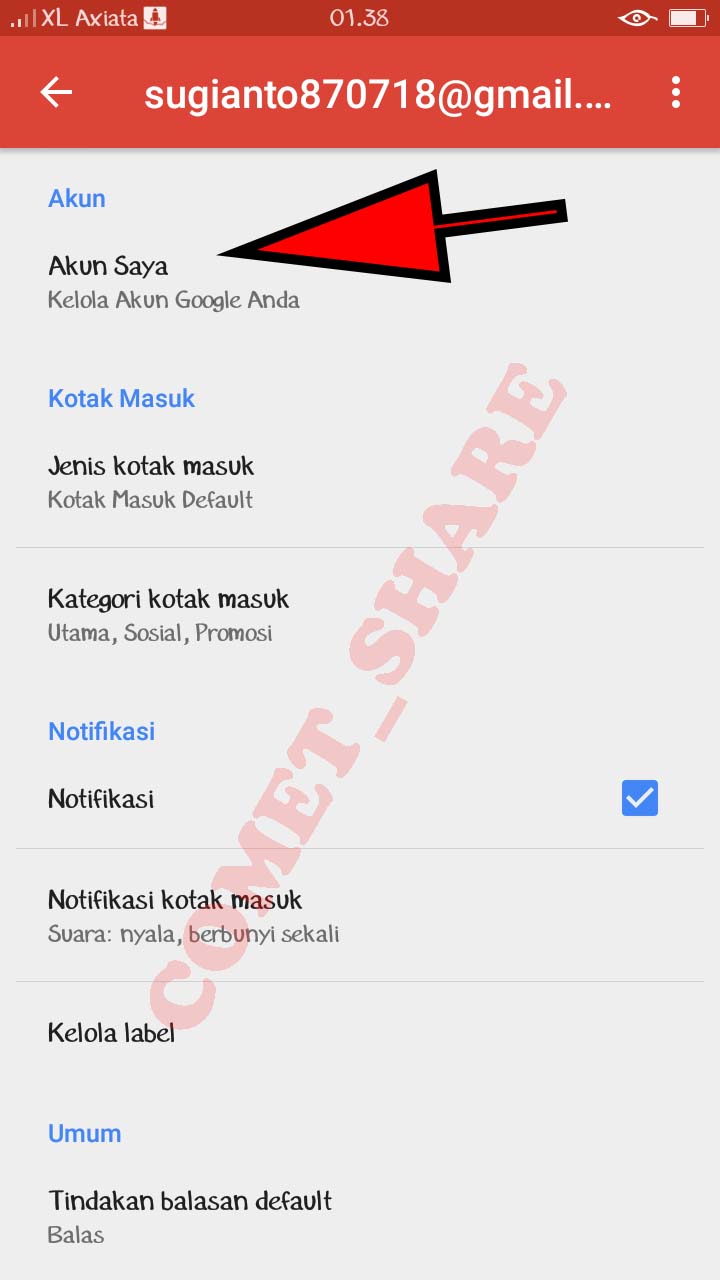cara mengganti nama akun google di hp