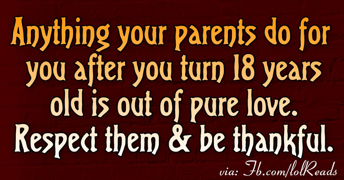 My parents were the best I could ever ask for