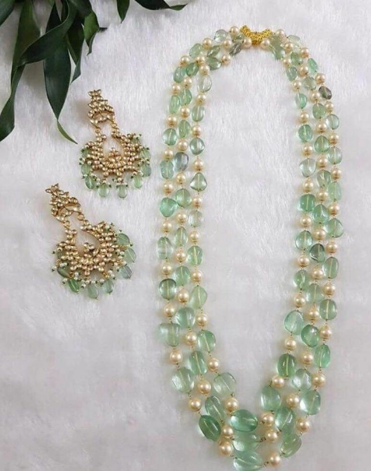 Beads multi strand necklace