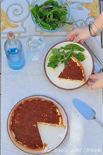 Tarte-ricotta-tomate-basilic-thym-ottolenghi