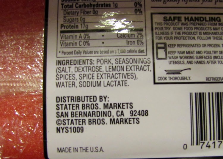 Smells Like Food in Here Stater Bros. Mild Italian Sausage