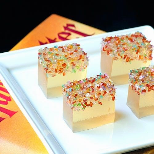 Jelly Shot Recipes Jelly Shot Test Kitchen "Butterbeer" Jelly Shots