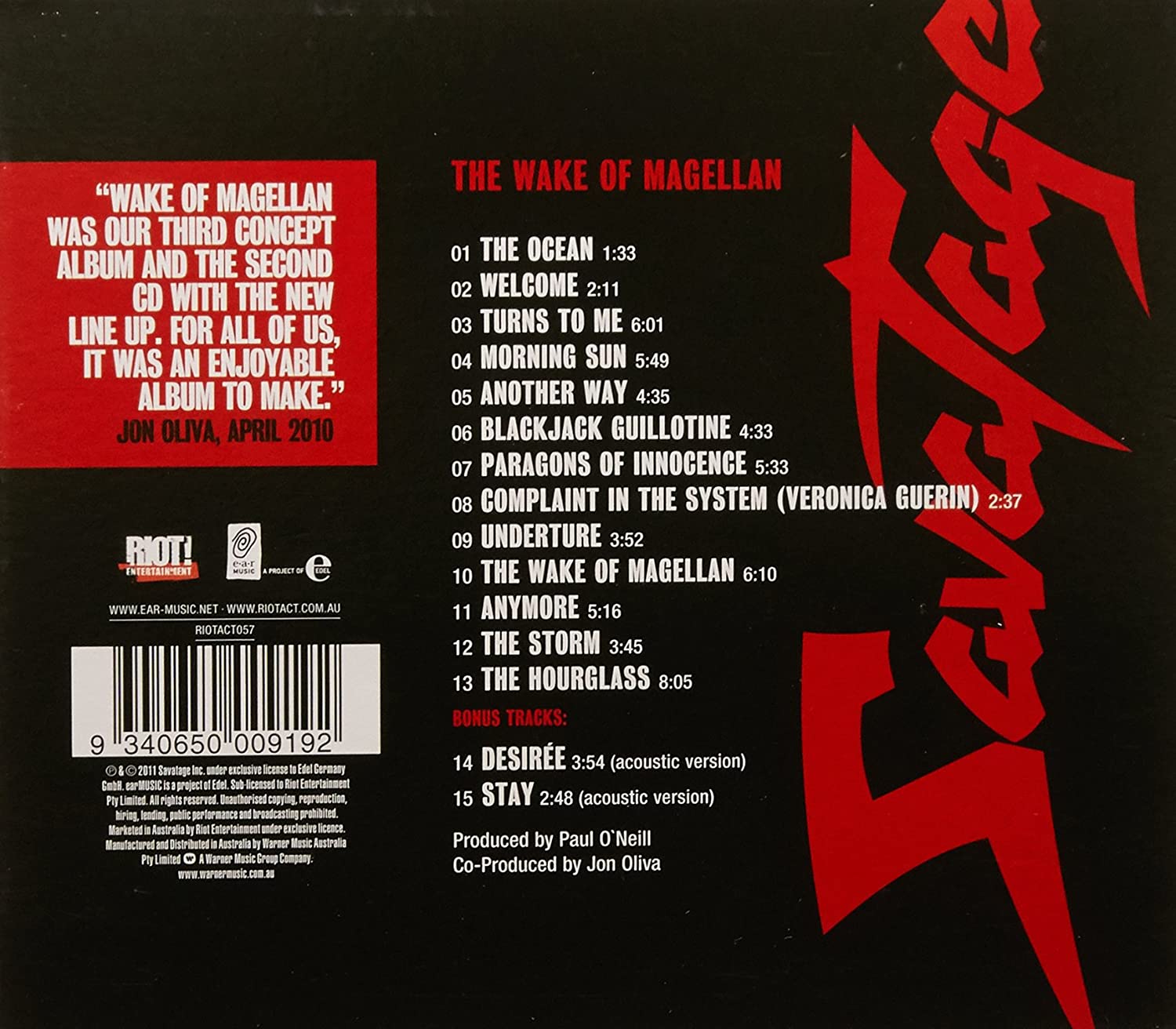 CD - The Wake Of Magellan - Foto 1