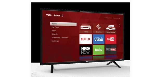smart tv murah terbaik TCL 32S301 32 720p 60Hz Roku Smart LED TV