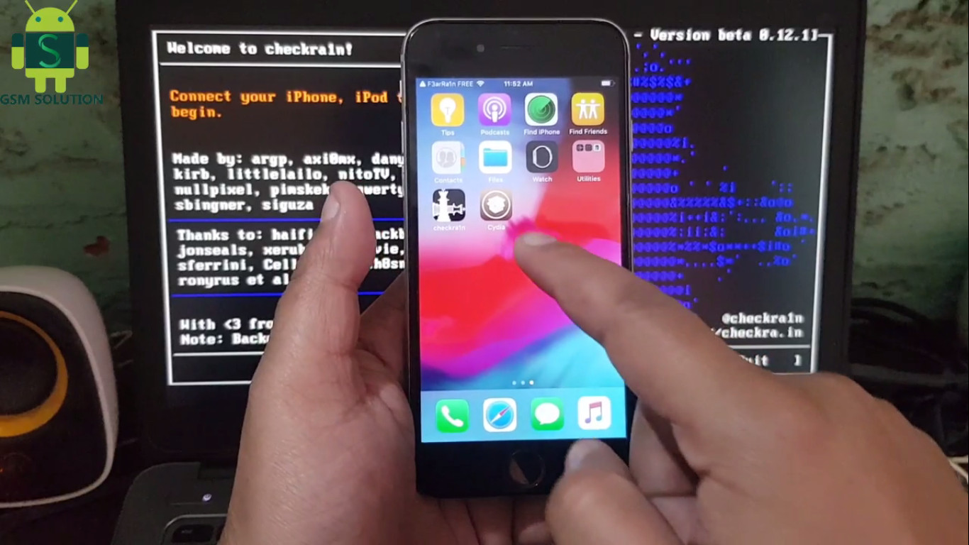 iOS12.5 Jailbreak Apple Device on Windows Pc. - Gsm-Solution.Com
