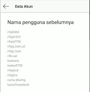 Cara Melihat Username Instagram Yang Pernah Dipakai Akun