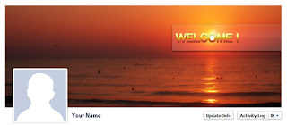 Cover Facebook dengan gambar sunrise 