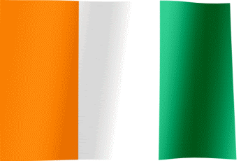 Flag of Ivory Coast (GIF) - All Waving Flags