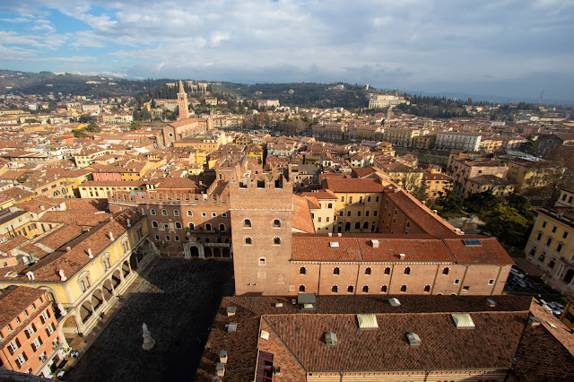 Panorama dalla torre dei Lamberti-Verona