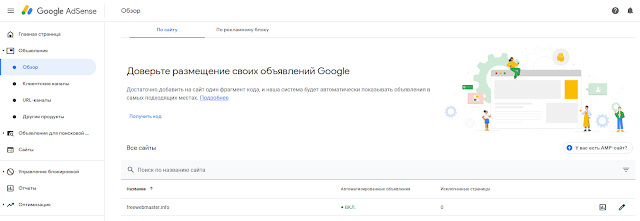 Как включить автоматизированные объявления AdSense
