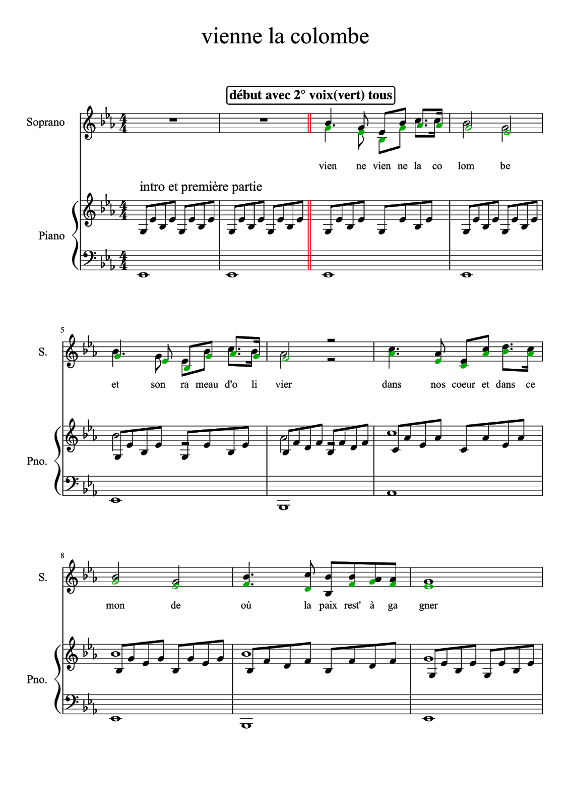 Chorale Rayon de Soleil 2017