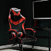 Bantia Quad Ergonomic Gaming Office Chair with Swivel Gas Lift for Office and Home use (Black and Red)