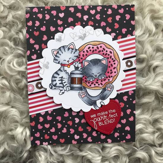 The Purr-fect blend by Marianne features Newton's Donut and Newton Loves Coffee by Newton's Nook Designs: #newtonsnook