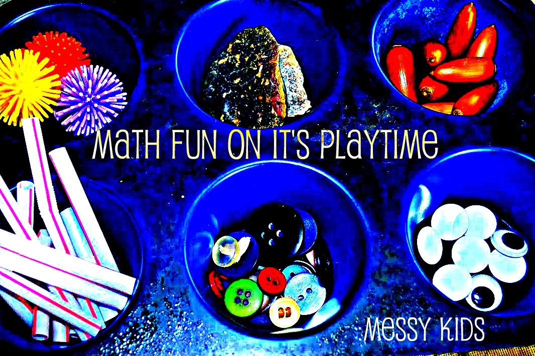 Messy Kids Math Fun on It's Playtime!