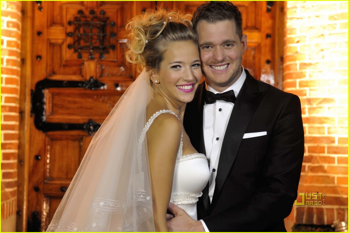 estrellas y musica Michael Buble y Luisana Lopilato fotos de su boda