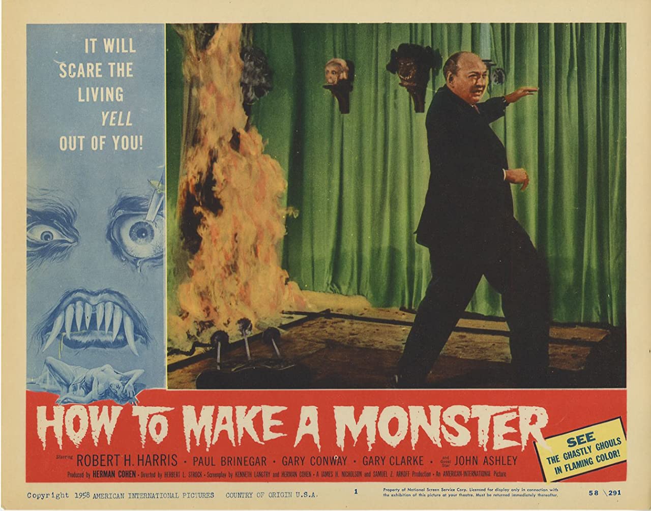 New on Bluray HOW TO MAKE A MONSTER (1958) Horror The