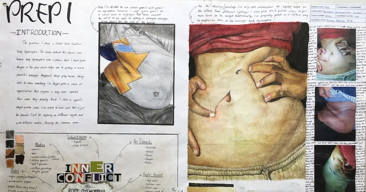 Gcse art sketchbook image