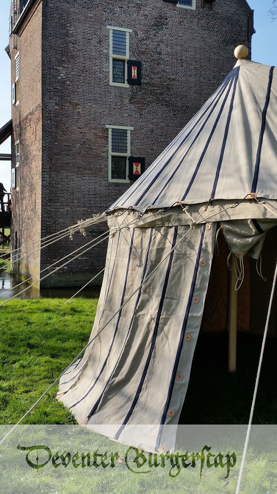 A new tent! Deventer Burgerscap