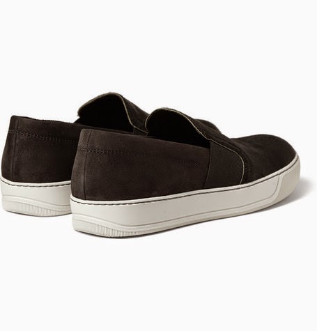 The Sensual Slip: Lanvin Calf Hair and Suede Slip-On Sneaker | SHOEOGRAPHY