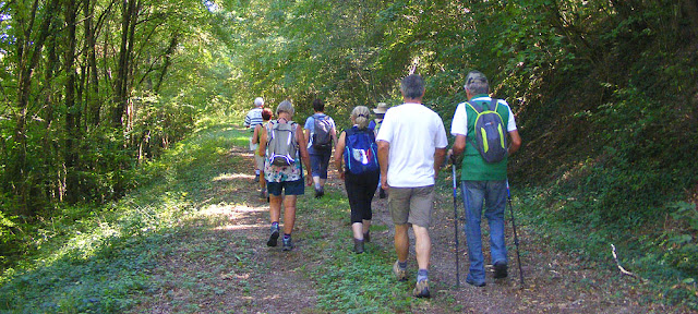 Walkers along the Sud Touraine Greenway. Indre et Loire. France. Photo by Loire Valley Time Travel. Walkers along the Sud Touraine Greenway. Indre et Loire. France. Photo by Loire Valley Time Travel.