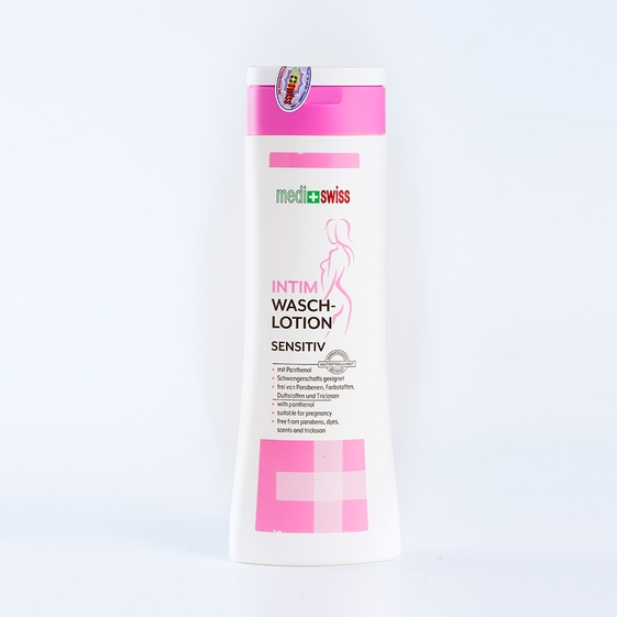 DUNG DỊCH VỆ SINH PHỤ NỮ MANG THAI VÀ SAU SINH MEDI+SWISS INTIM WASCH-LOTION SENSITIV