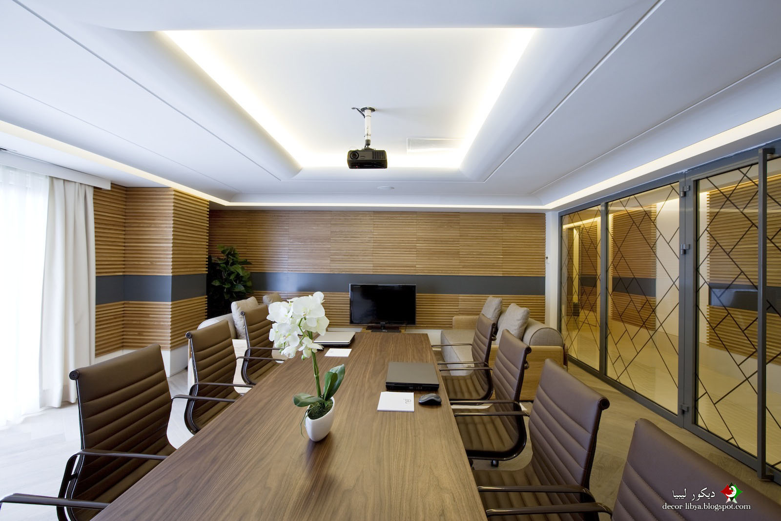 ديكور مكاتب ديكور مكتب ديكور شريكه Office Decor ديكور ليبيا