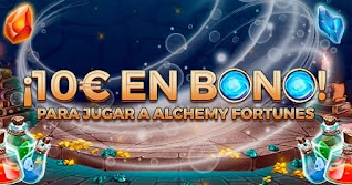 paston 10 euros gratis Slot Alchemy Fortunes hasta 3 enero 2021 paston 10 euros gratis Slot Alchemy Fortunes hasta 3 enero 2021