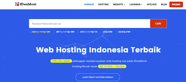 kelebihan Idwebhost