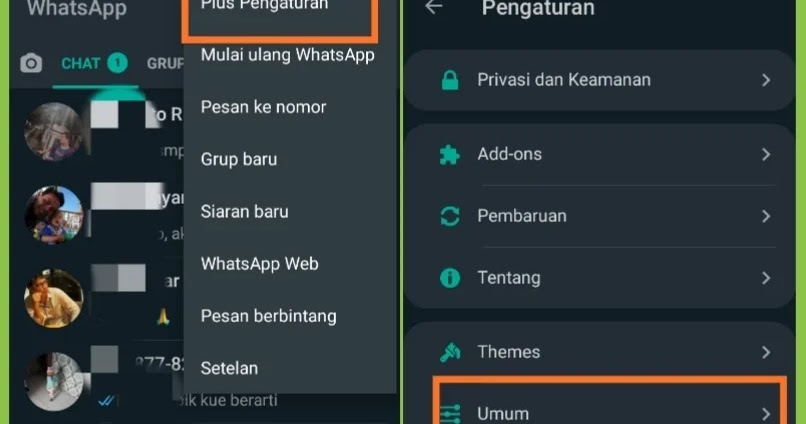 Cara backup dan reset data WhatsApp plus - IME Android