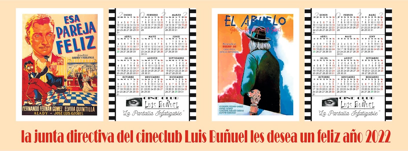 Calendarios Cine Club Luis Buñuel para el Año 2022