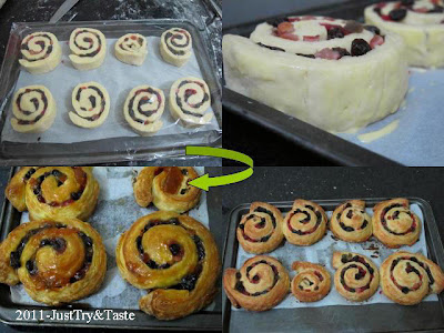 Obsesi Roti 2: Pain au  Raisin (Roti Gulung Kismis) JTT