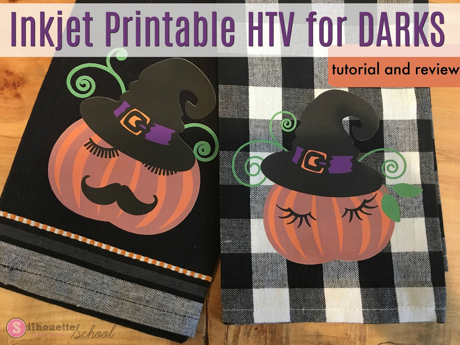 Finally!! Inkjet Printable Heat Transfer Material for Darks! - Silhouette  School