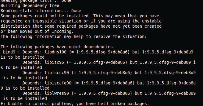Unable to correct problems. Unable to correct problems