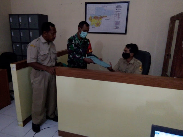 Adaptasi Ke New Normal, Ini Pesan Babinsa Kepada Bayan Desa Nganti