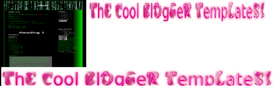 Hacker Blogger Template | Blogger and Wordpress Template