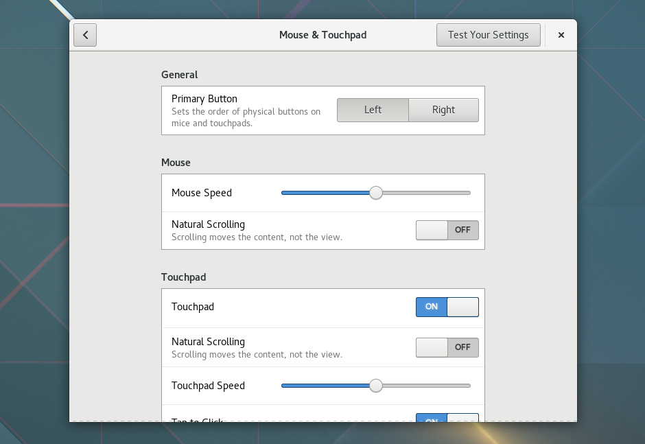 Solución al error del Touchpad en Fedora 24 LiNuXiToS