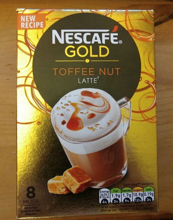 beverage upon beverage upon beverage Nescafe Gold Toffee Nut Latte