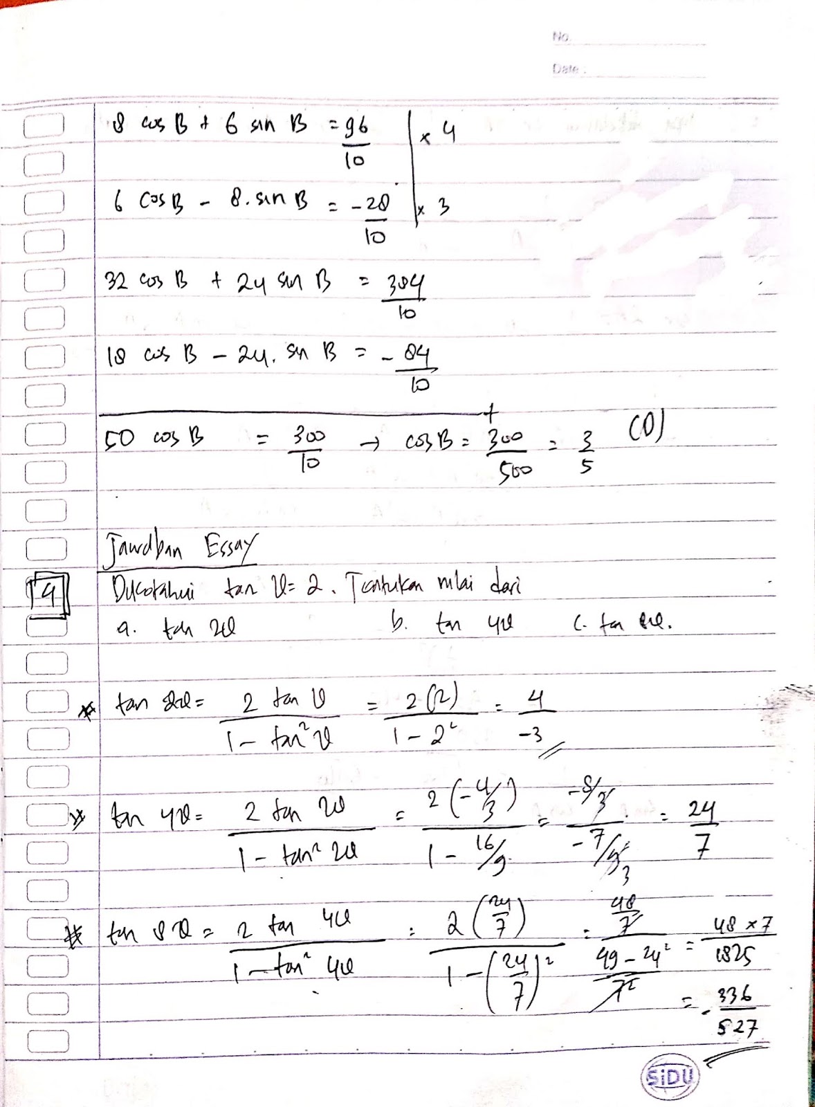 Pembahasan Soal HOTS Trigonometri Febri's Web Pembahasan Soal HOTS Trigonometri Febri's Web