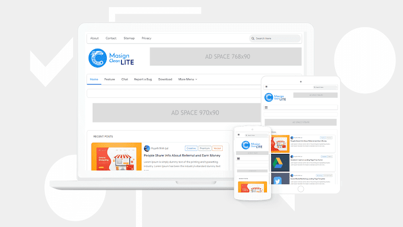 Masign Clean Lite Blogger Template Premium free Masign Clean Lite Blogger Template Premium free