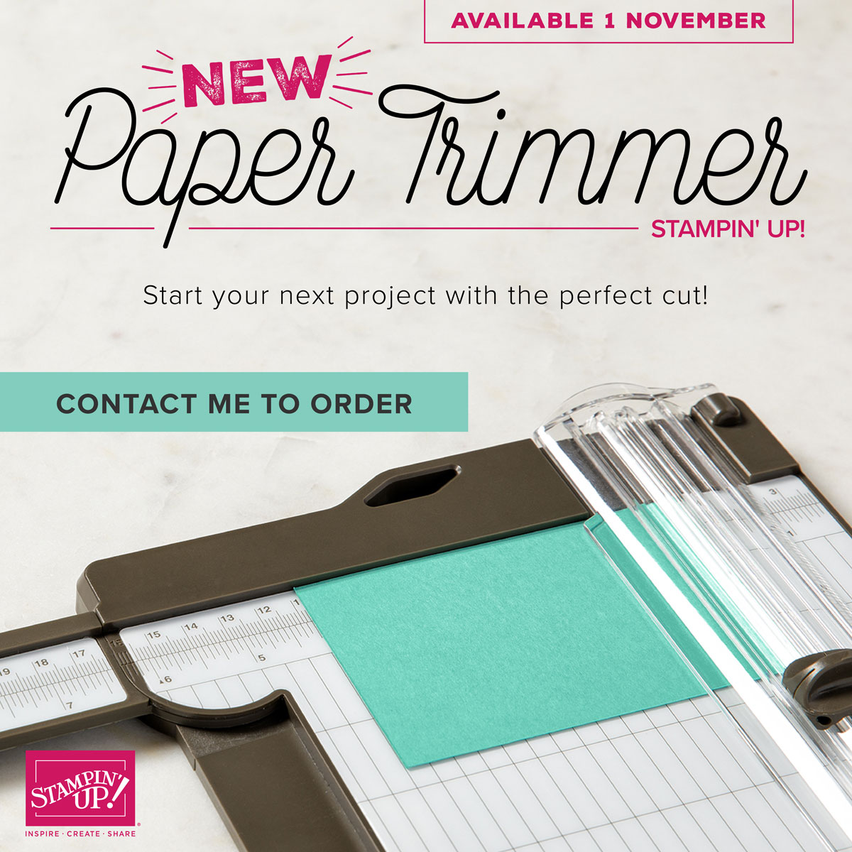 The new Stampin' Up! Trimmer is now available!