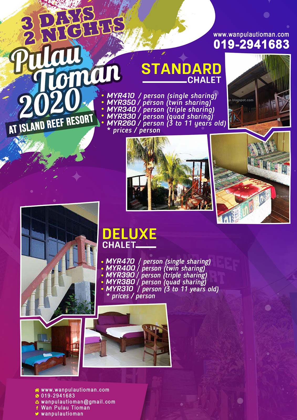 Pakej Pulau Tioman 2020 3 Hari 2 Malam - Island Reef ...