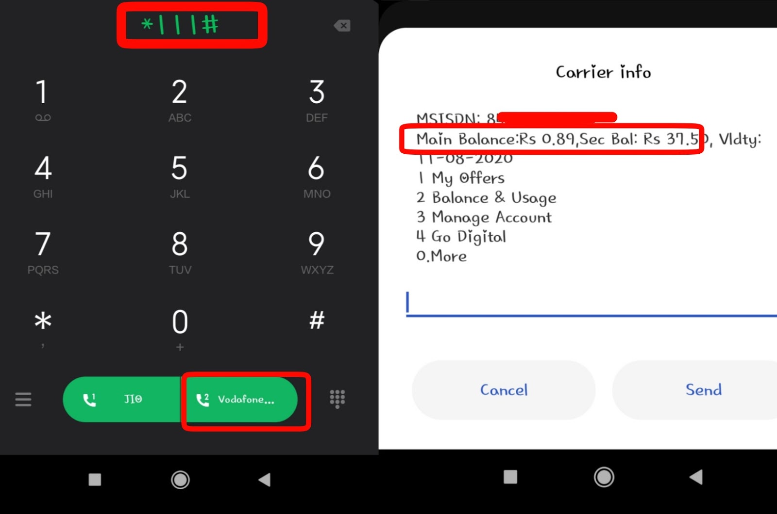 How To Check Your Vodafone Number (in 2020) Vodafone Mobile Number